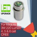 MagLite LED Конверсия/обновление лампы факел/фонарик 4D/4C 5D 6D Cell CREE CNC